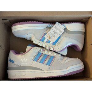 Adidas Forum 84 Low ADV Sneakers Mens 9 Women's 10.5 White/Blue/Purple